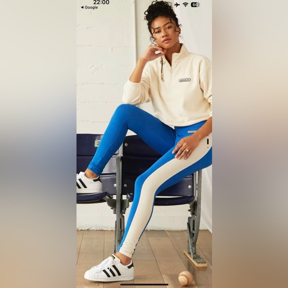 adidas Pants - Adidas Retro blue Leggings
